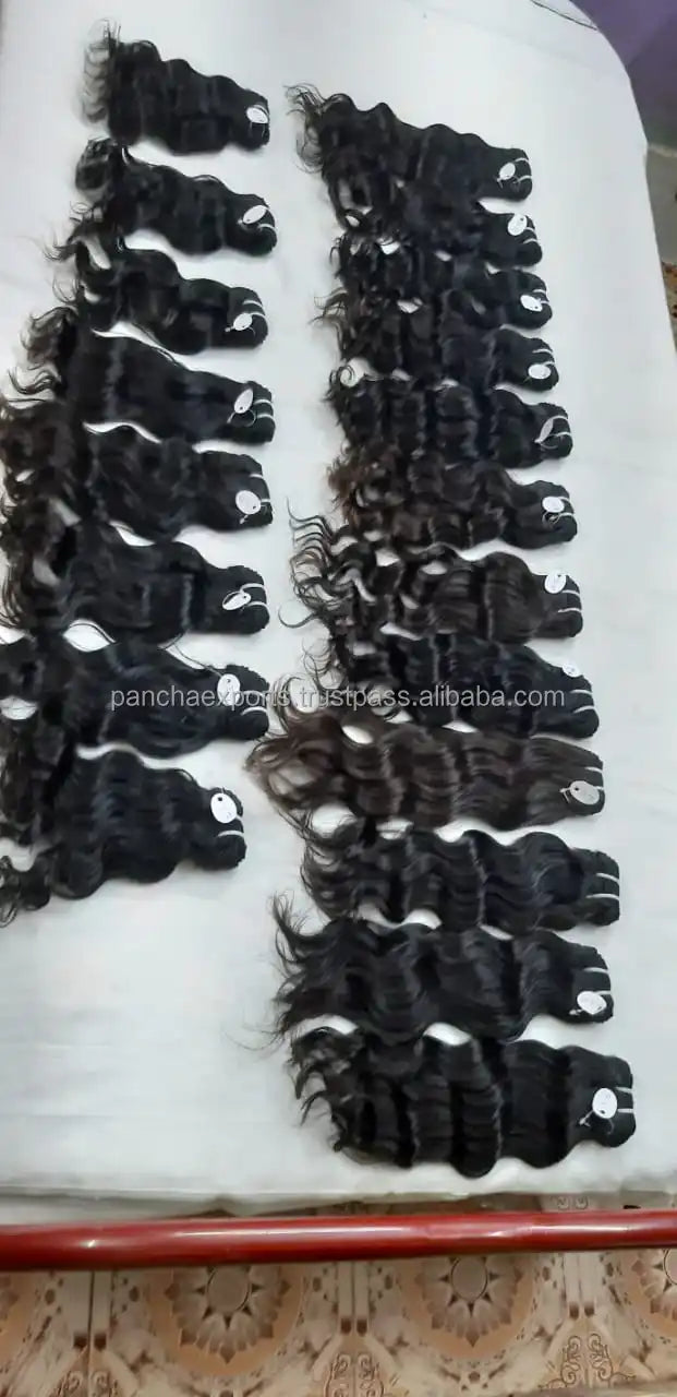 Wholesale 12A 100% Human Virgin Cuticle Aligned Raw Indian Hair Bundle Unprocessed Natural Hair Color