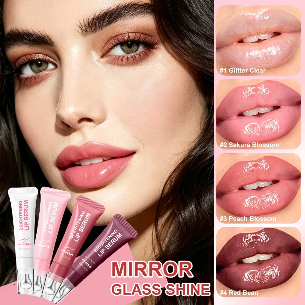 Moisturizing Lip Lotion Essence Volumizing Lip Glaze Women's Moisturizing and Moisturizing Natural Lip Gloss Hydrating Lip Gloss
