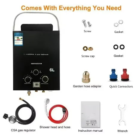 2026 new outdoor water heater for RV portable gas water heater camping water heater