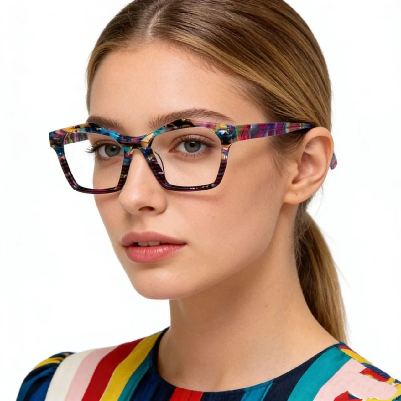 Vintage Women Glasses Frame For Women Prescription Eyeglass Frame Retro Myopia Eyeglasses Fashion Optical Eyewear