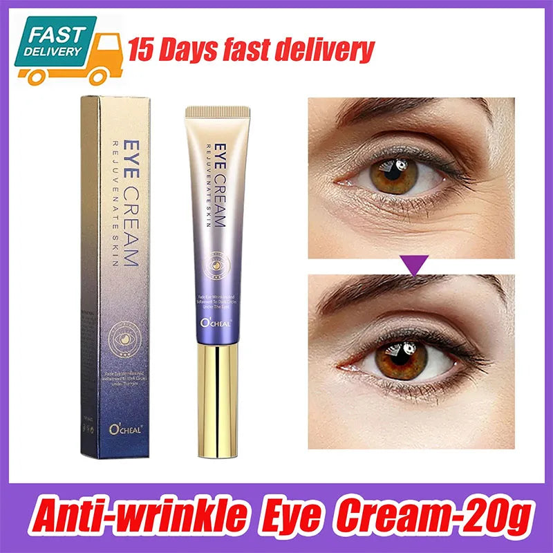 Instant Eye Bag Removal Cream Roller Ball Anti Wrinkle Fade Fine Lines Firming Skin Anti Dark Circle Puffiness Brighten Eye Care
