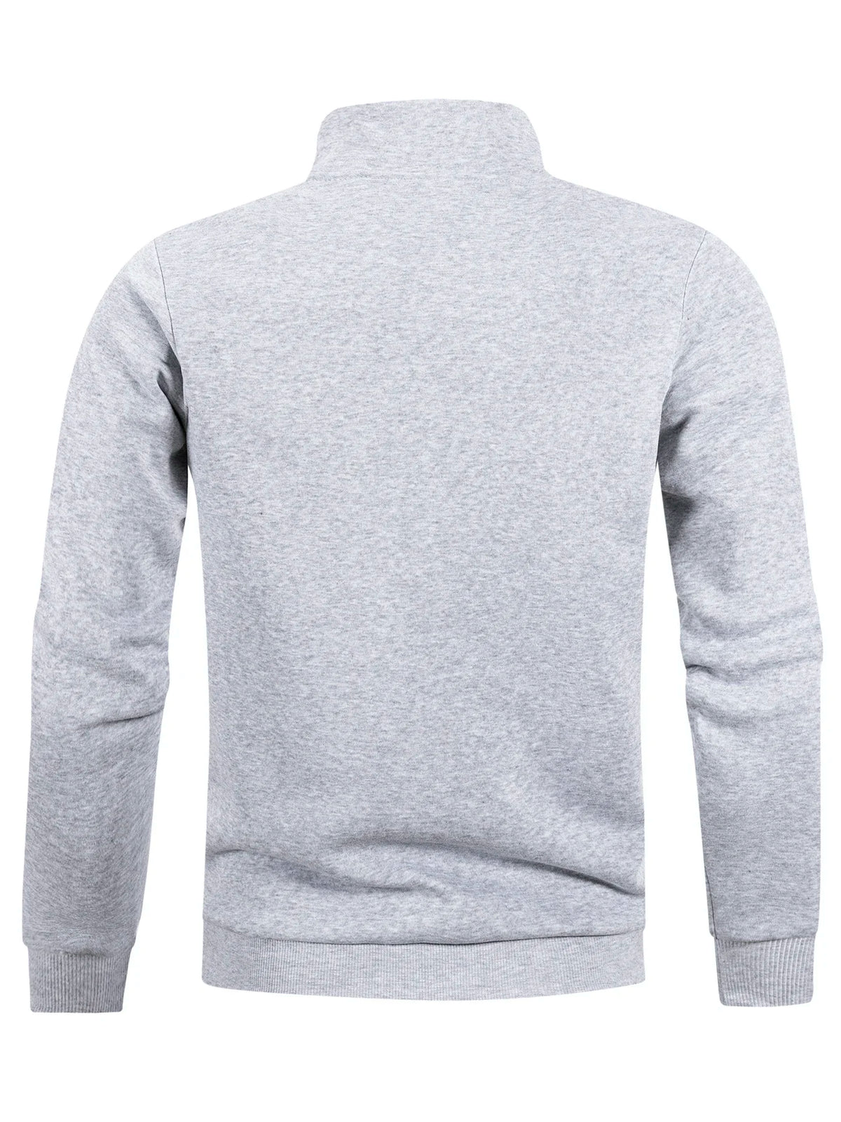 Autumn Men's Zipper Pullover Turtlenecks Warm Sweaters Solid Color Long Sleeved Fashion Male Casual Daily Sweatshirt Top