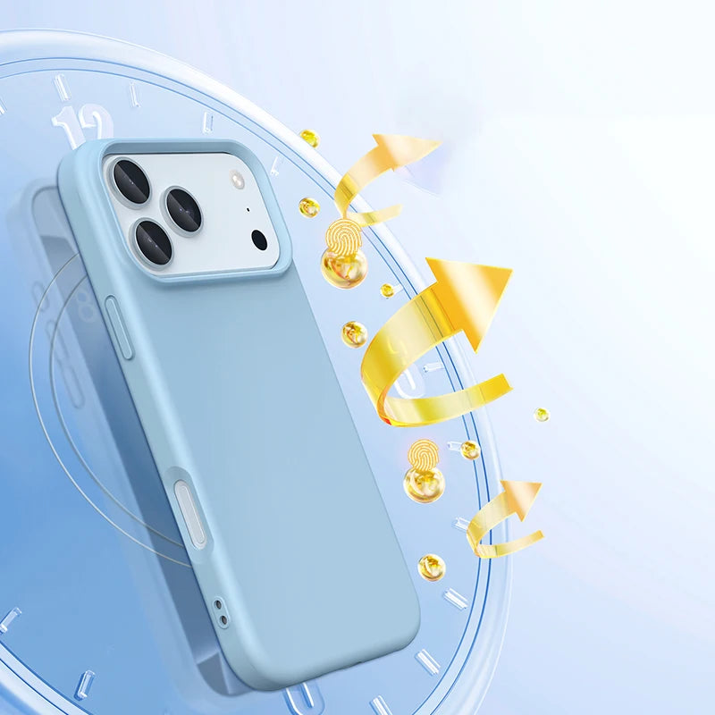 Shockproof Soft Liquid Silicone Phone Case For iPhone 18 17 Air 16 16E 15 14 13 12 11 Pro Max Plus Skin Feeling Protection Cover