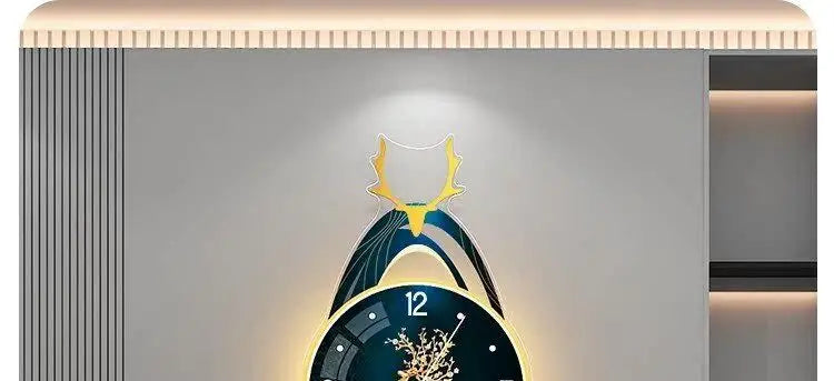 Digital Living Room Wall Clocks Modern Interior Aesthetic Design Wall Watch Xenomorph Creative Reloj De Pared Home Decoration
