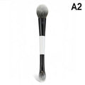 ✔Dual-Ended Foundation Face Brush Double-ended Powder Blush Contour And Eyeshadow Concealer Makeup Brushes