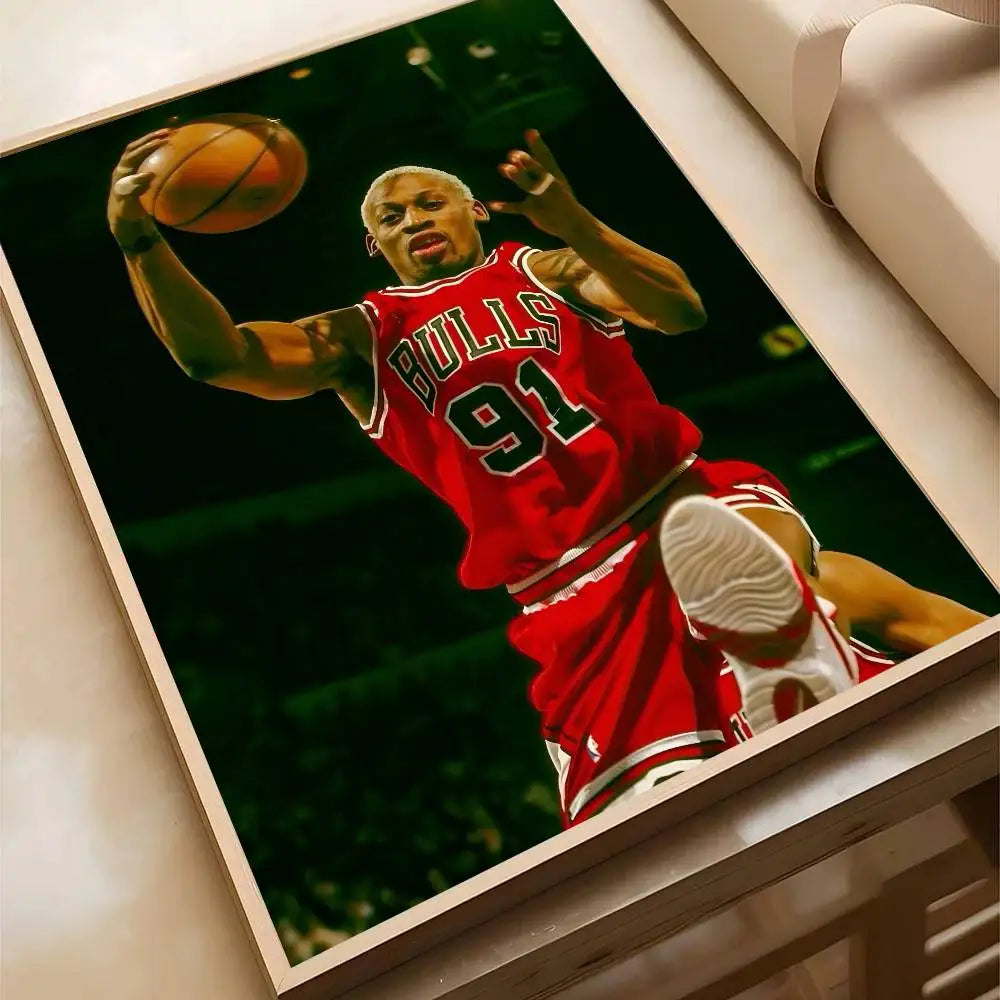 Rodman Poster Wall Art Printing Waterproof Home Living Bed Room Bar Aesthetic Decor