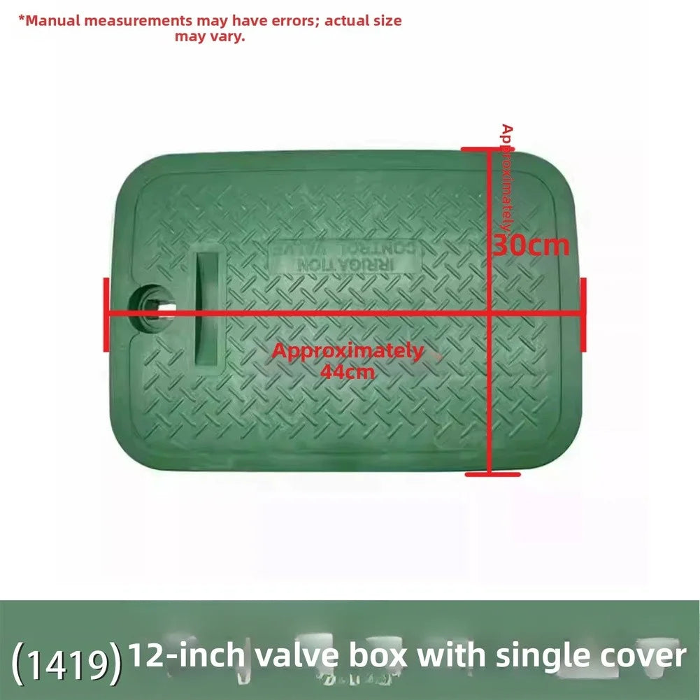 6-inch Landscape Valve Lid Accessing Underground Components Landscape Irrigation Green Plastic Lid Lightweight Design