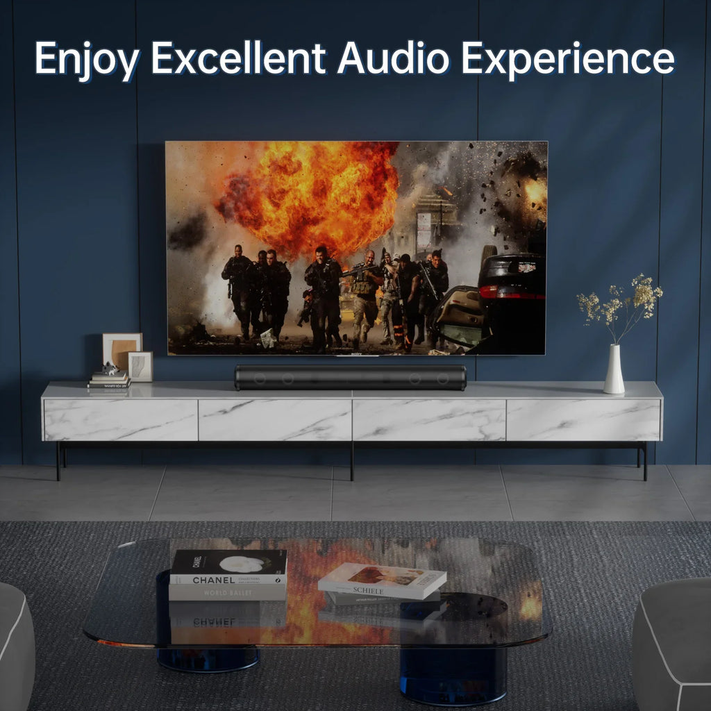 TV Sound Bar Home Theater Bluetooth With Remote Control Bass Soundbar TF FM USB Subwoofer For Computer Phone Computer Sound box