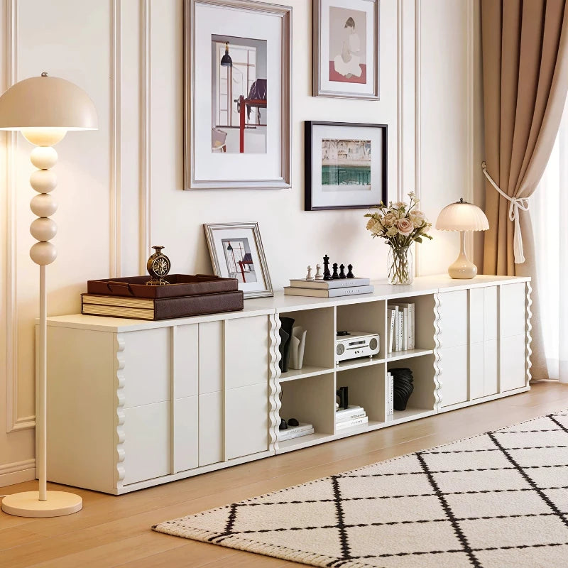 Modern Drinks Cabinets Figurine Modular Solid Wood Shelf Organization Cabinets Clearance Salon Gabinete Furniture For Home