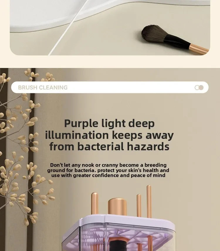 Portable Automatic Makeup Brush Cleaner Household Deep Puff Cleaning Machine Quick Cleaning of Various Beauty Tools