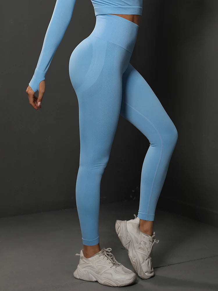 Bubble Butt Women Yoga Pants Hips Lifting Gym Leggings Seamless Sports Pants High Waist Fitness Leggings Workout Running Pants