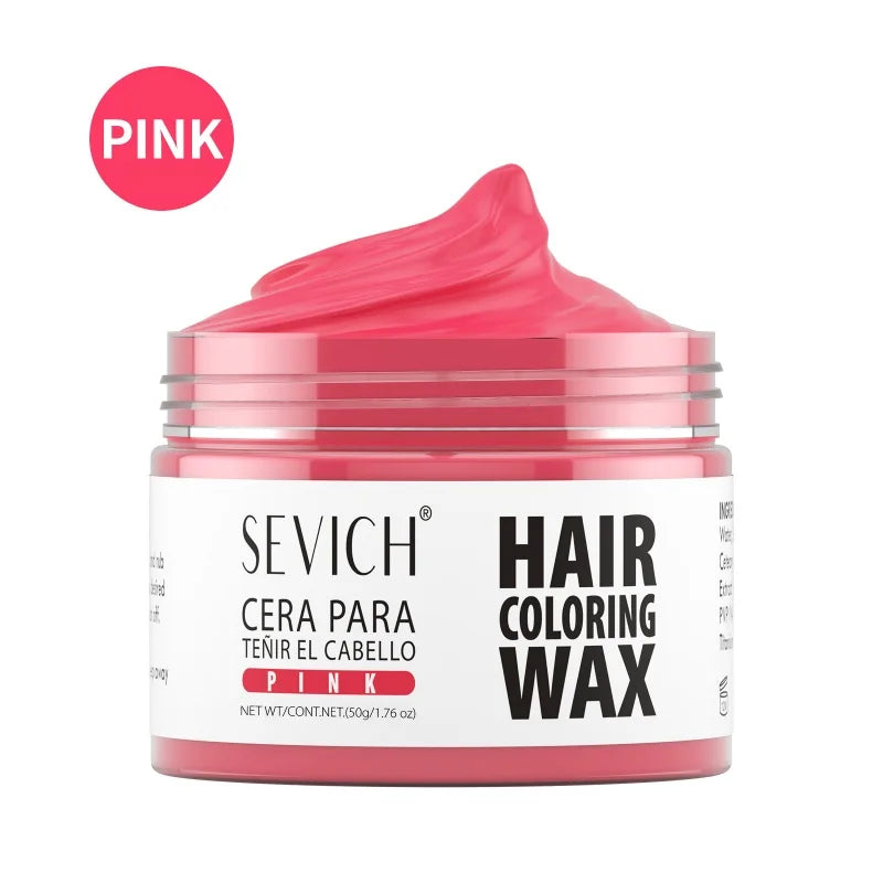13 Colors Halloween Hair Colour Wax 50g/120g DIY Temporary Dye Hair Mud Wax Hair Colour Cream For Daily Party Cosplay Men&Women