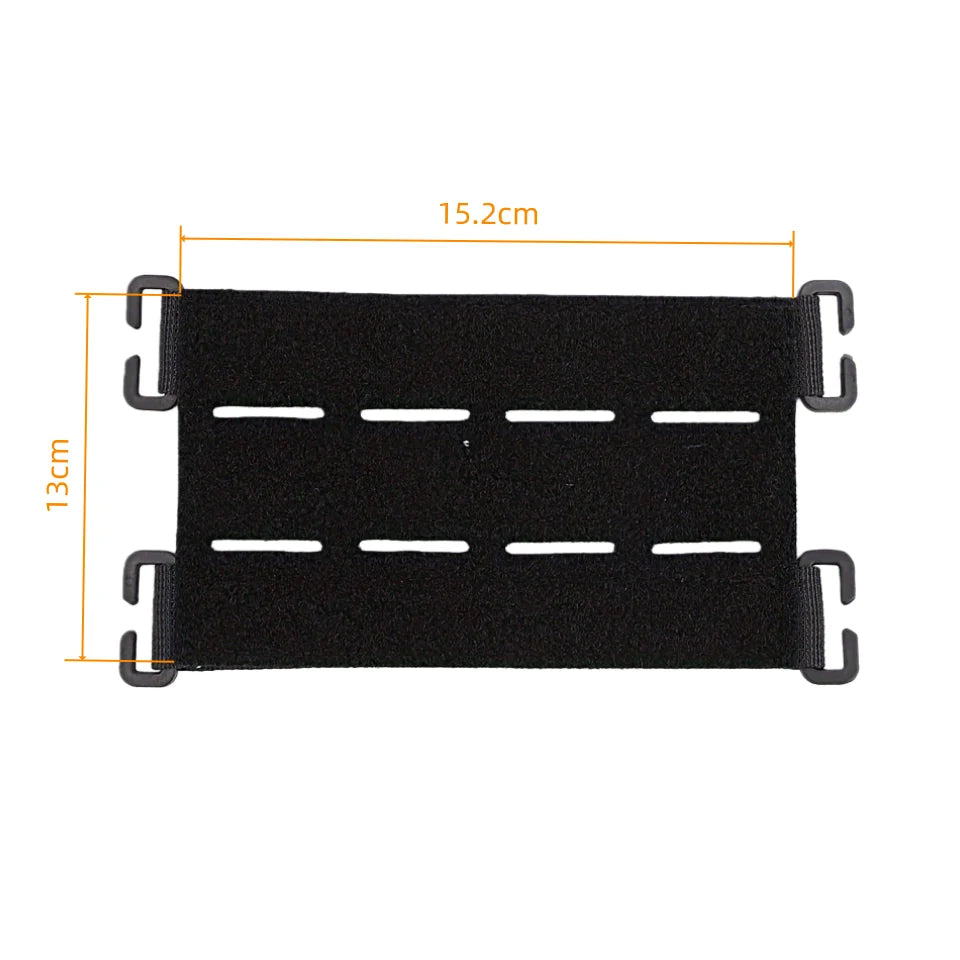 Nylon Molles Tactical Patches Board Patches Panel Display Holder for Backpack Hunting Mini Patches Board Strip