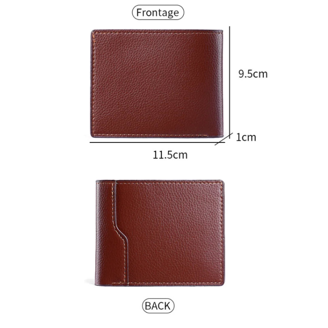 Coin Purse  Men'S Short Wallet Bifold Wallet Slim Pu Leather Wallet For Pocket Carry Gifts Daily Use