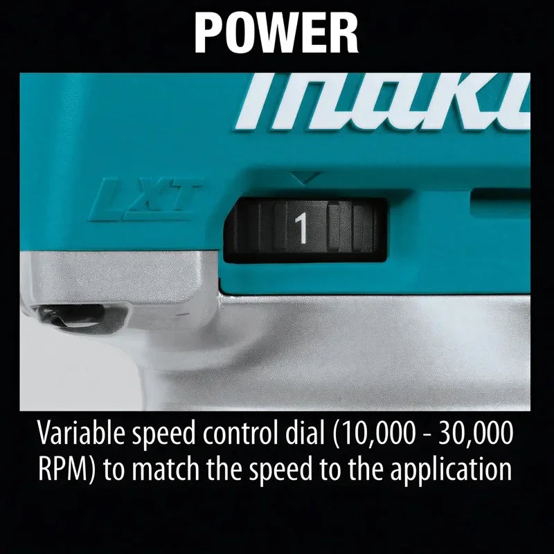 New Makita DRT52 Cordless Compact Router for Precision Multi-Tasking Edge & Slotting 18V LXT