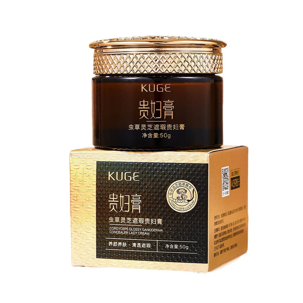Kuge Cordyceps Lingzhi concealer Lady Cream, Clear, Moisturizing and Moisturizing face cream
