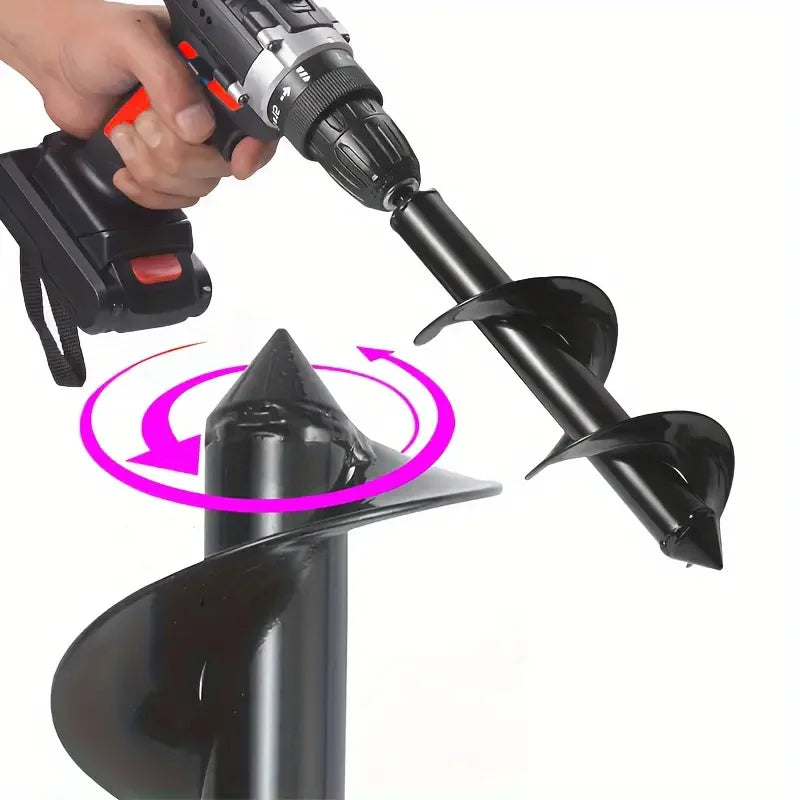 Soil drill grass drill plant vegetables soil loosening hand drill small auger plant tree planting drill earth digging tool elect