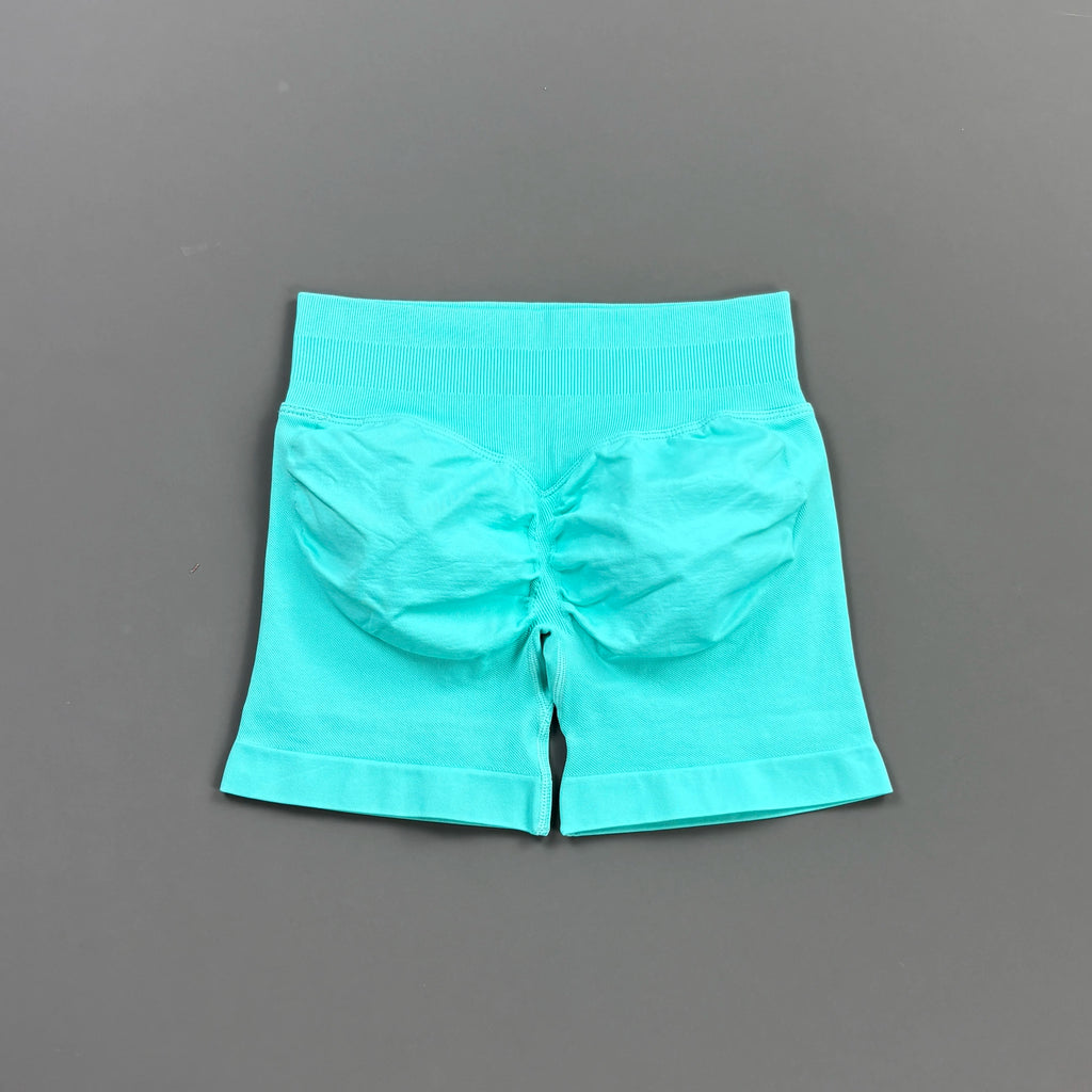 HISTELLO Gym Shorts 4.5" Women Fitness Sports Biker Shorts Low Waist Running Pants Workout Scrunch Butt Yoga Seamless Leggings