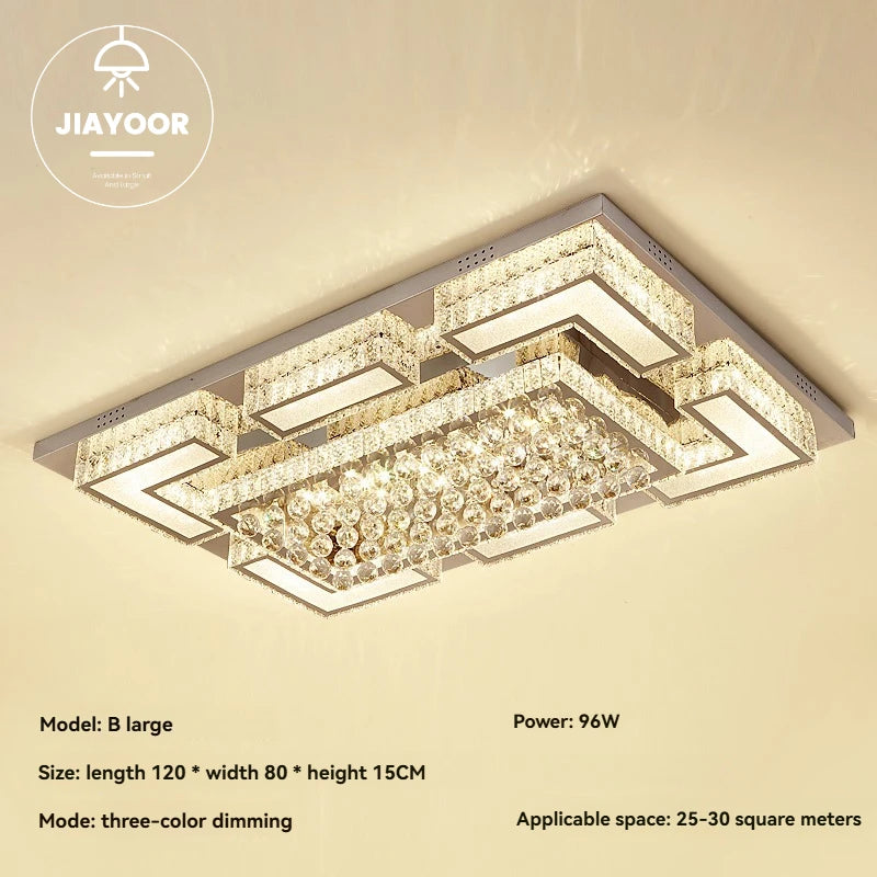 Modern Light Luxury Ceiling Led Crystal Ceiling Light Home Decoration Home Decoration Bedroom Dining Room Kitchen Lighting