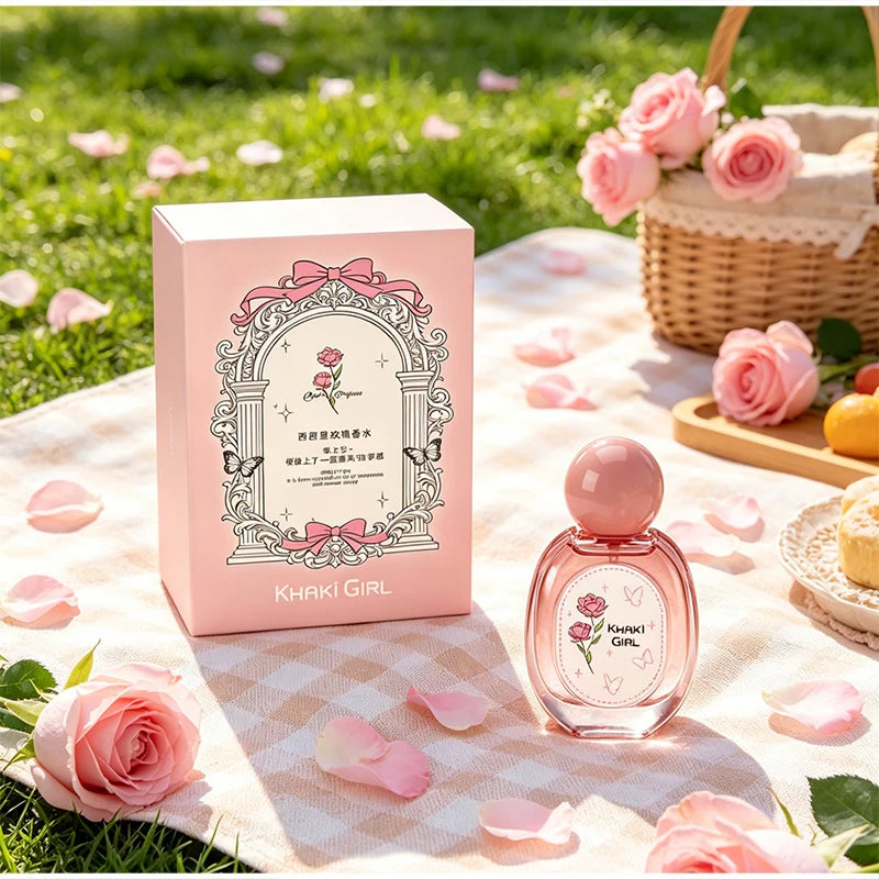 Fresh Rose Fragrance Eau De Toilette Long Lasting Romantic Scent Perfume Elegant Floral Aroma Women Gentle Fragrance Perfume