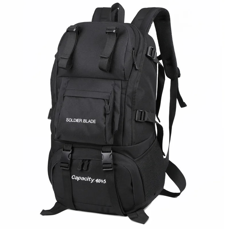 40L Travel Tactical Backpack Men Women Outdoor Travel Cycling Large Capacity Waterproof Lightweight Weight-Lifting Hiking Bag