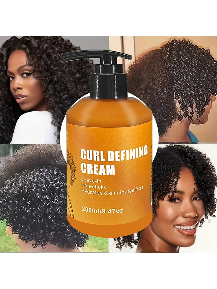 GZE CURL DEFINING CREAM with Argan Oil for Wavy and Curly Hair Moisturizer and Deep Conditioning for Shine and Bounce