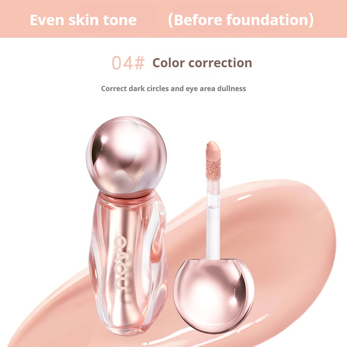 NOVO Concealer for Contouring and Brightening Facial Brightening Concealer for Acne Scars and Dark Circles