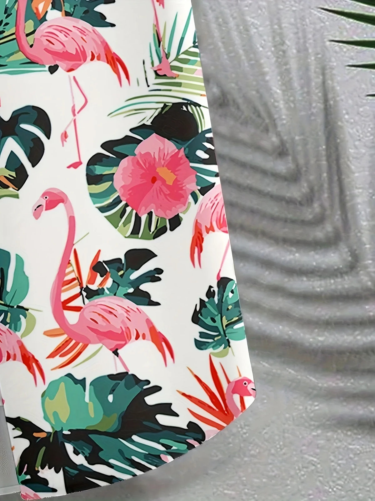 Multi Styles Full Print White Flamingo Hibiscus Hawaiian Shirt Men Retro Short Sleeve Resort Photo Camisa Hombre