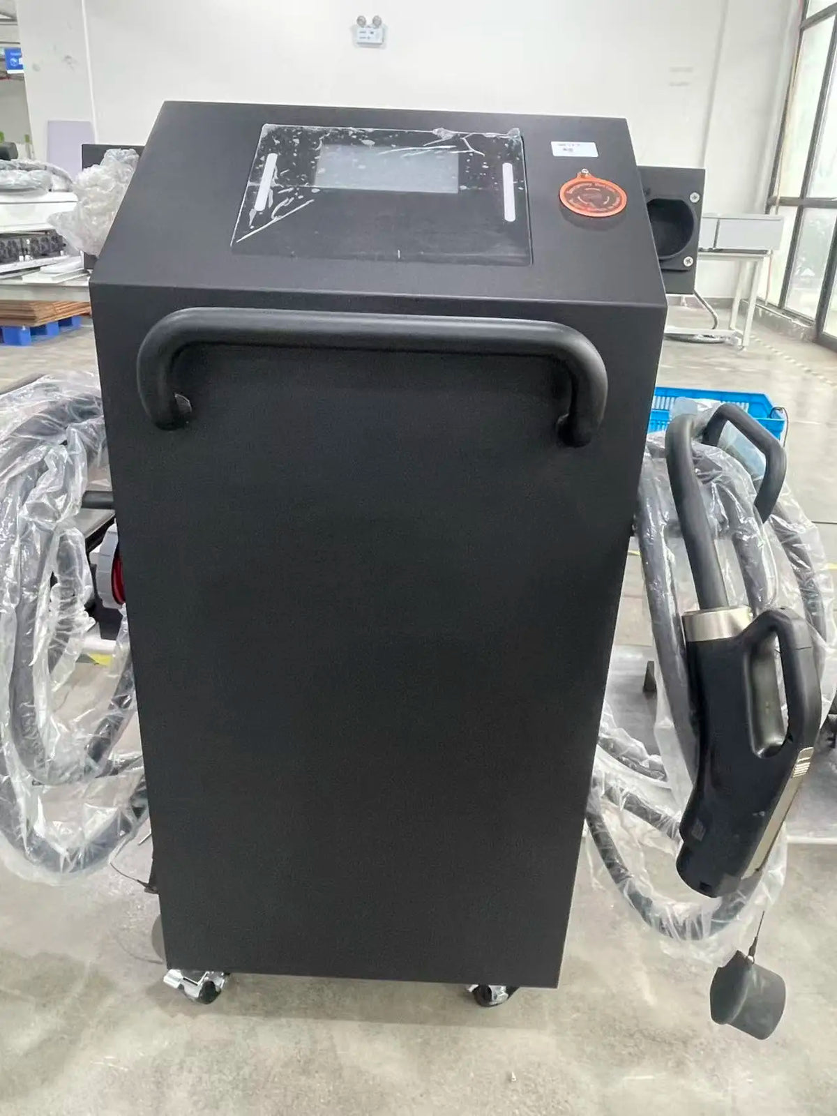 Mobile DC EV Charger 40kw 60kw 80kw Commercial Use GBT  CCS Interface Portable Fast Charging Station KED-MDC Model