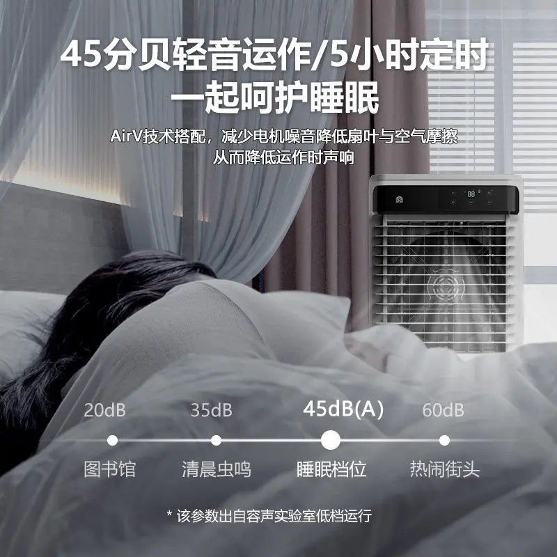 Portable Air Conditioner Fan Evaporative Ice Cooling Fan Powerful Cooling Floor Fan for Home Commercial