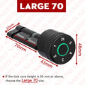 NAIERDI Smart Lock Cylinder Tuya App Fingerprint Password Unlock Electronic Door Lock Core Upgrade for Mechanical Home Lock