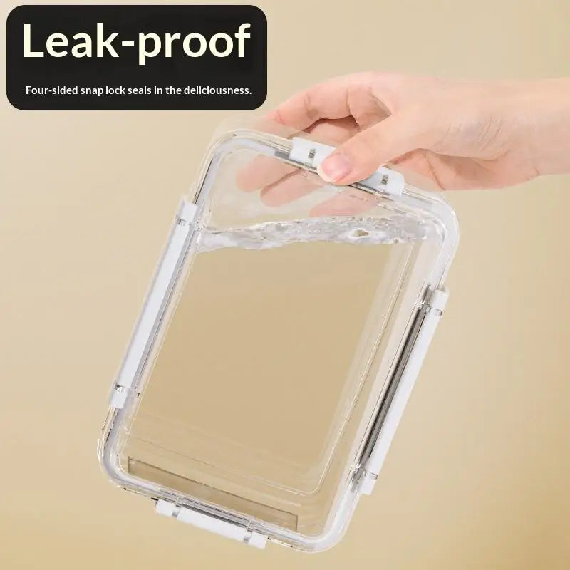 All-in-One Kitchen Organizer, Clear Stackable Containers for Fridge & Lunch, Keeps Fruits Fresh, Saves Time on Meal Prep