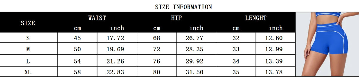 High Waist Stripe Fitness Yoga Shorts for Woman's Quick-Dry Breathable Hip-lifting Summer Gym Running Color Blocking Yoga Shorts