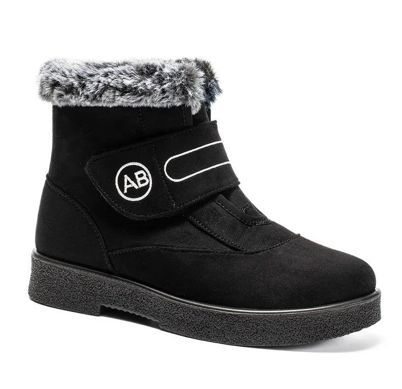 Women's Boots Super Warm Ankle Boots For Women Fur Shoes Winter Shoes Woman Snow Boots For Winter Low Heels Shoes Botas Mujer