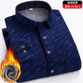 Men's Travel Casual Winter Double-Sided Fleece Warm Thickened Fleece Plaid Work Shirt Plus Size Extra Large Clothes Shirts