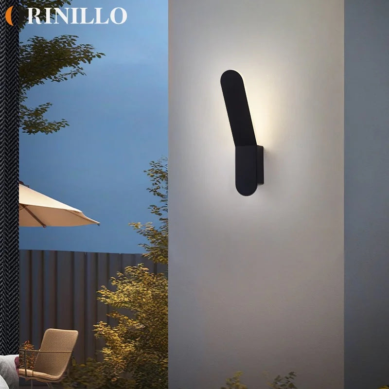 LED outdoor wall lamp IP65 modern simple waterproof hotel villa garden door creative outdoor lighting