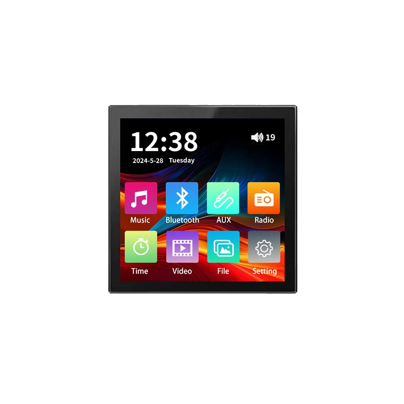 86 type touch screen Home Theater Sound System bluetooths TF AUX audio  in wall power amplifier Fm Radio Background music player