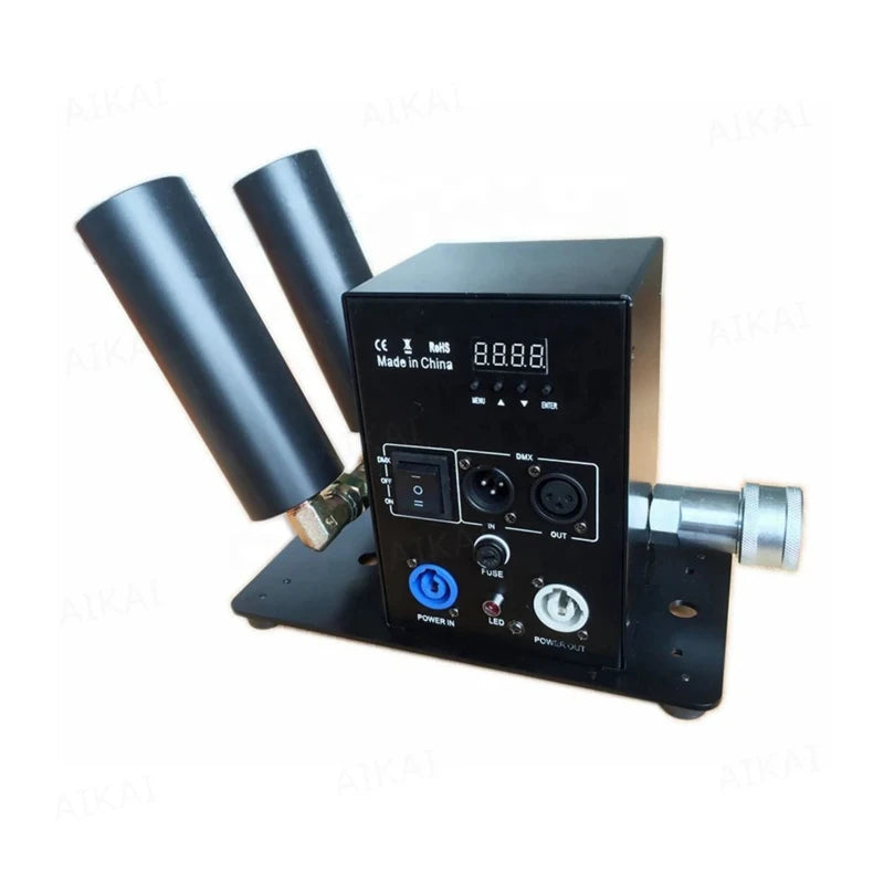 DMX CO2 Jet Machine with LCD & Remote Control, Carbon Dioxide Fog Effect for Stage Wedding