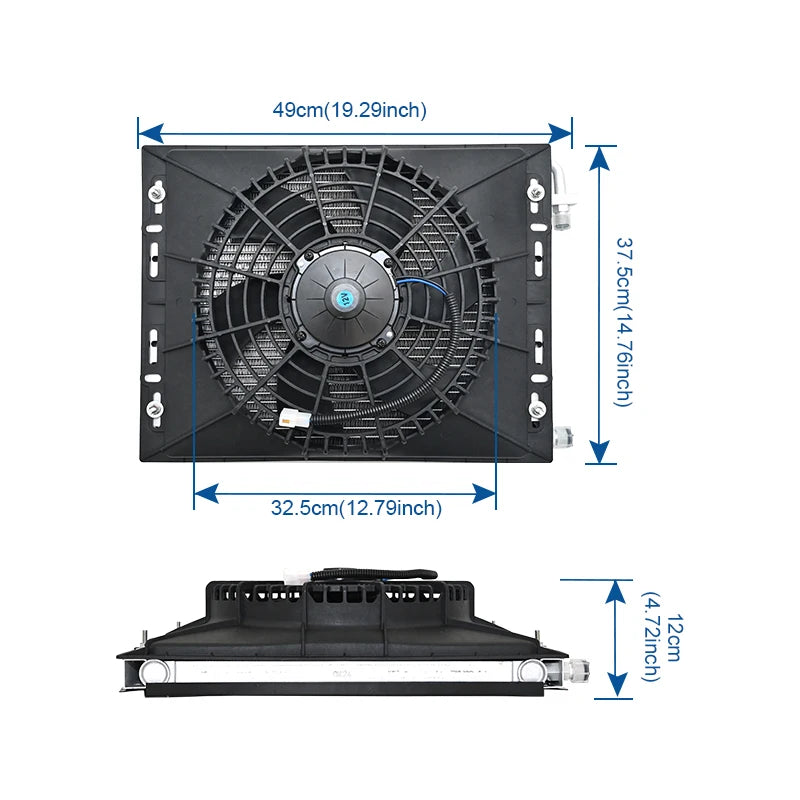 404 Universal Electric Compressor Car A/C 12V/24V Truck Air Conditioning & Heating Systems Air Conditioner Unit For Camper Van