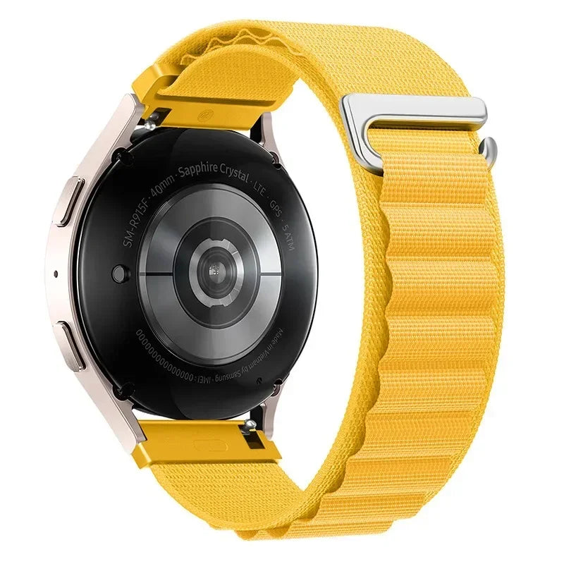 20mm 22mm Alpine Nylon Loop Band For Realme Watch 5/S/3 Oneplus Watch Lite/3/2/2R Comfortable Strap For Xiaomi Watch 5/S4-3-2-1