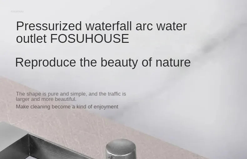 Modern Kitchen Sink Smart Digital Display Single Slot with Cup Washer Stainless Steel Luxury Design for Apartments