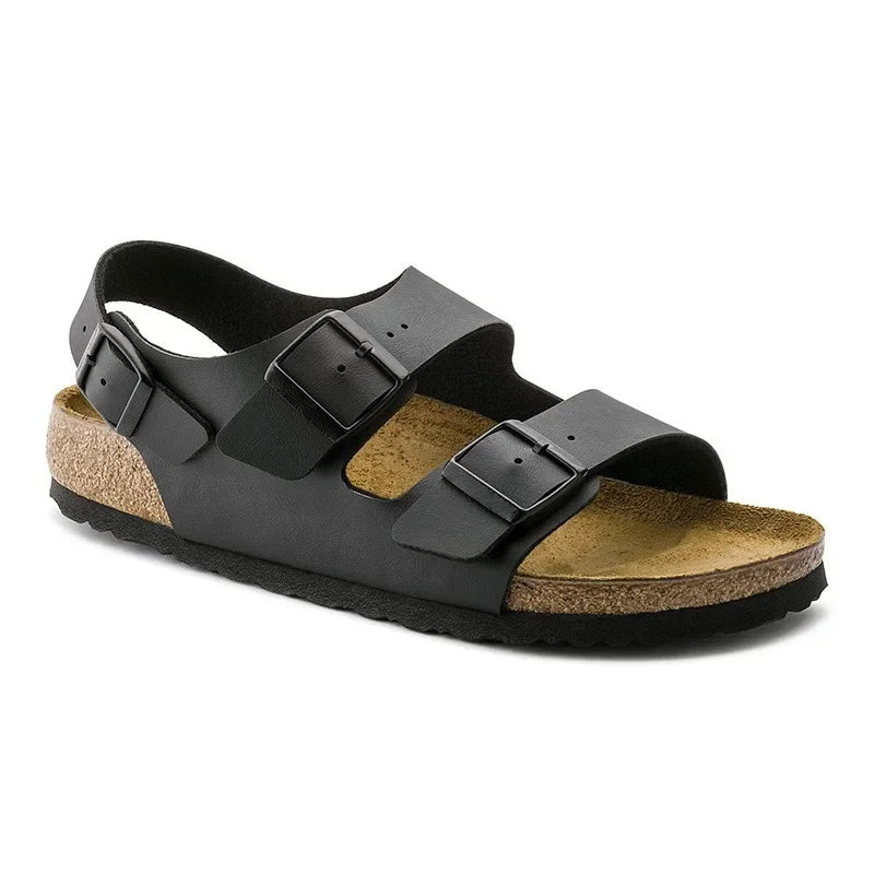 Man’s Fashion Casual Cork Sandal Breathable Comfort Summer Flip-Flops Couple Slippers Beach Muller Outdoor Anti Slip Shoes Youth