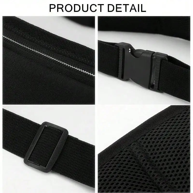 Waterproof Sports Waist Bag for Invisible Close Fitting Running Belt Anti Theft Lightweight Fitness Jogging Outdoor Travel