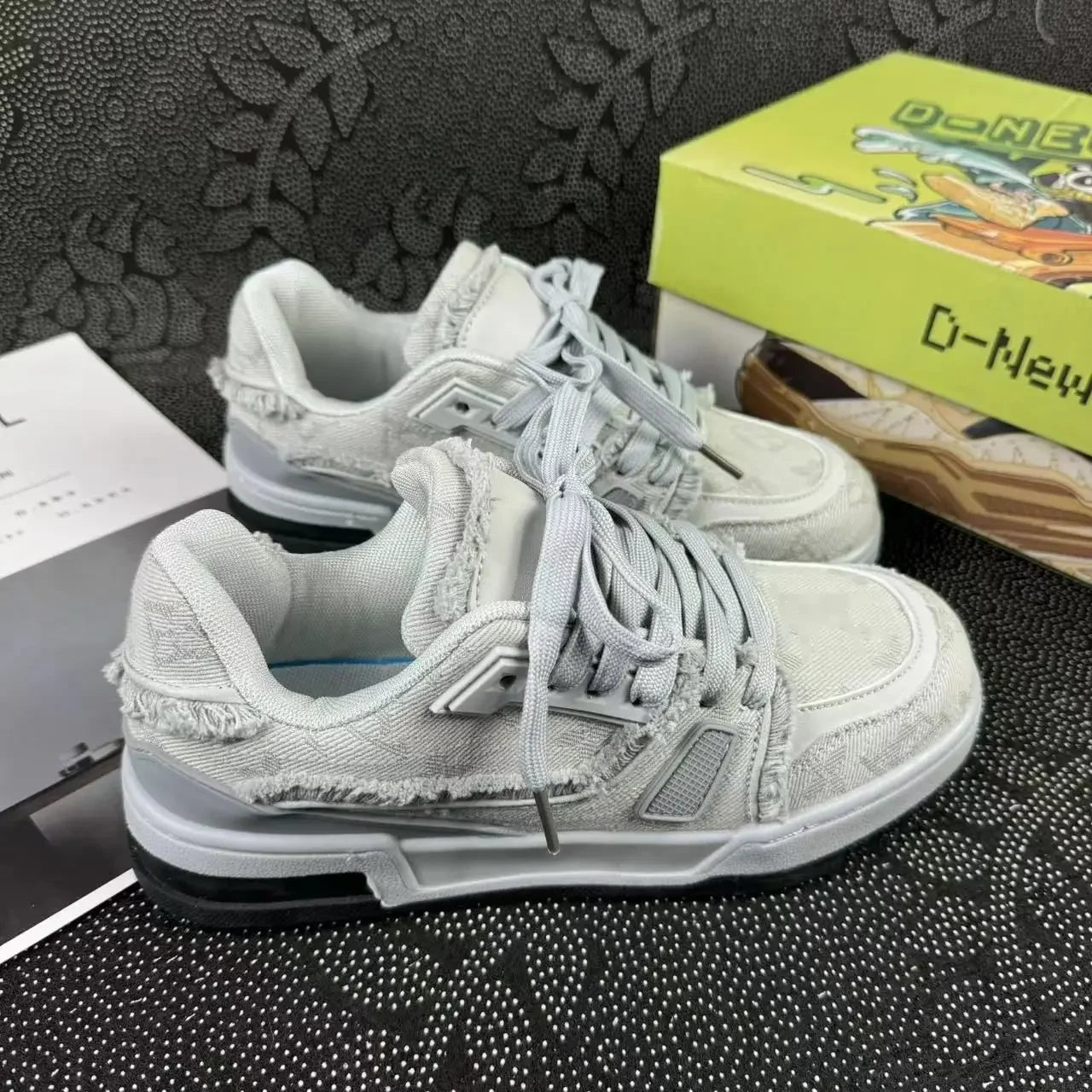 2025 New Casual Women's Sneakers Popular Niche Vintage Skateboard Spring Autumn All Match Shoes Couple Style Pink Sneakers