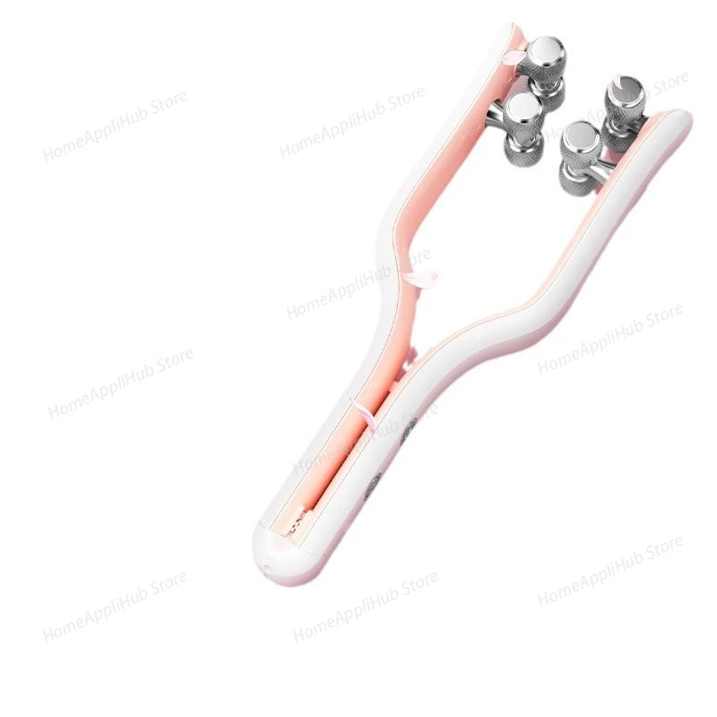 roller facial massager EMS micro current three-level intensity adjustment care rechargeable skin management device facial massa