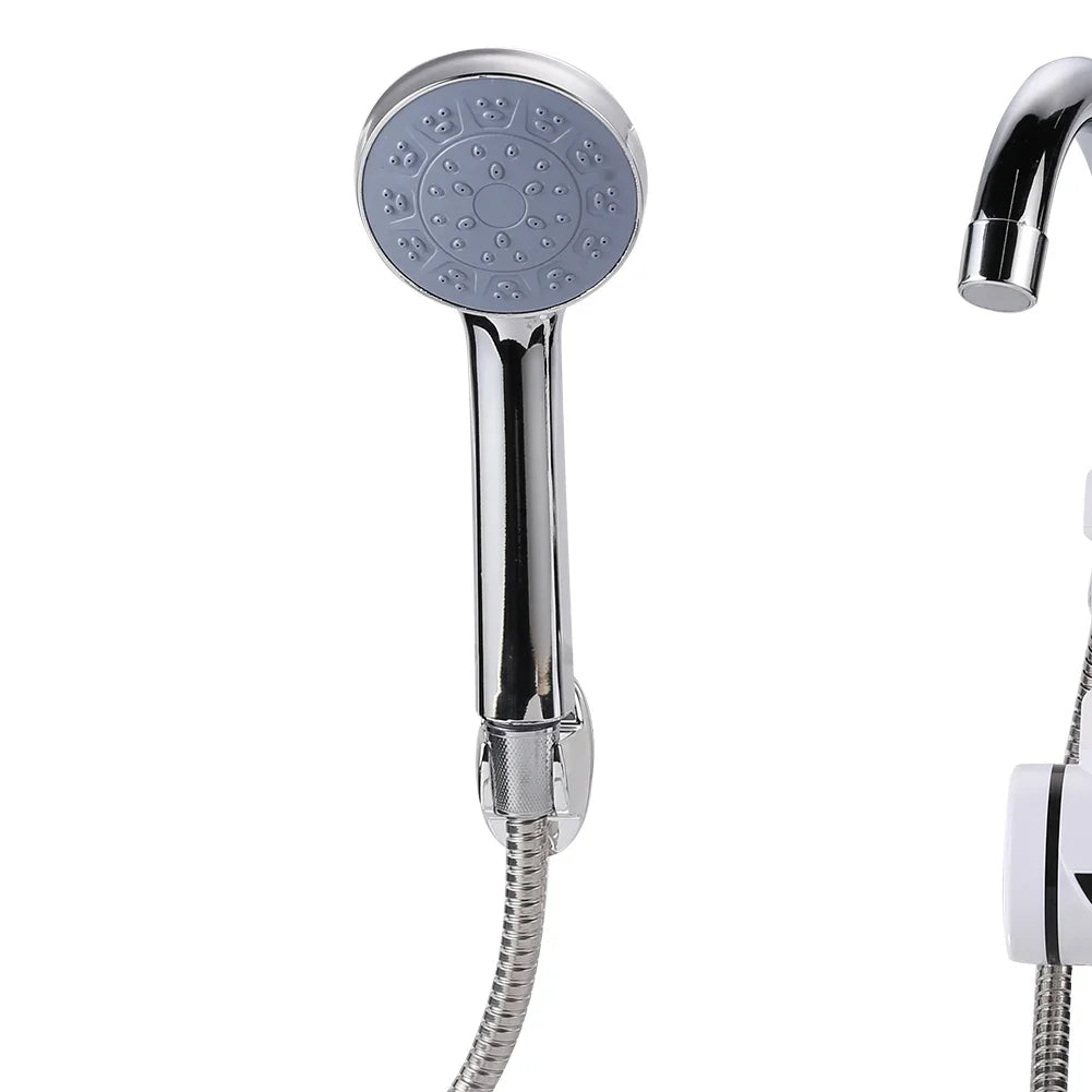 220V Electric Instant Hot Water Faucet 3000w Water Heater Fast Heating Tap with LED Temperature Display Water Heater Shower