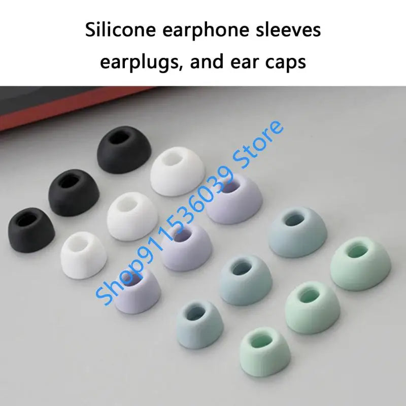 6PCS Silicone Ear Tips for Xiaomi Redmi Buds 6 6Pro 5 5Pro 4 4Pro Earphone Eartips Ear Pads Caps Noise Cancelling Ear Plugs