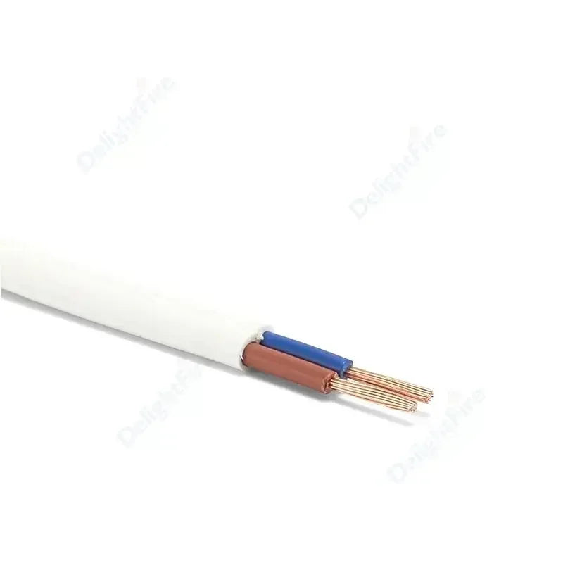 0.75mm² 2 Core Electrical Wire PVC Sheathed Wire 18AWG RVV Copper Signal Cable For LED Lights Automotive Power Cord DIY Project