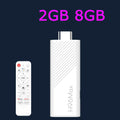 H96 MAX Allwinner H313 Quad Core Android TV Stick  4K HDR Wifi6 BT Voice Assistant Remote Control Media Player Smart TV Box