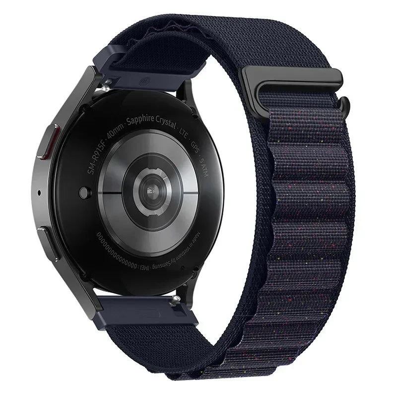 20mm 22mm Alpine Nylon Loop Band For Realme Watch 5/S/3 Oneplus Watch Lite/3/2/2R Comfortable Strap For Xiaomi Watch 5/S4-3-2-1